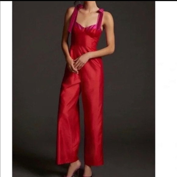 Seamed wideleg jumpsuit - Picture 4 of 10